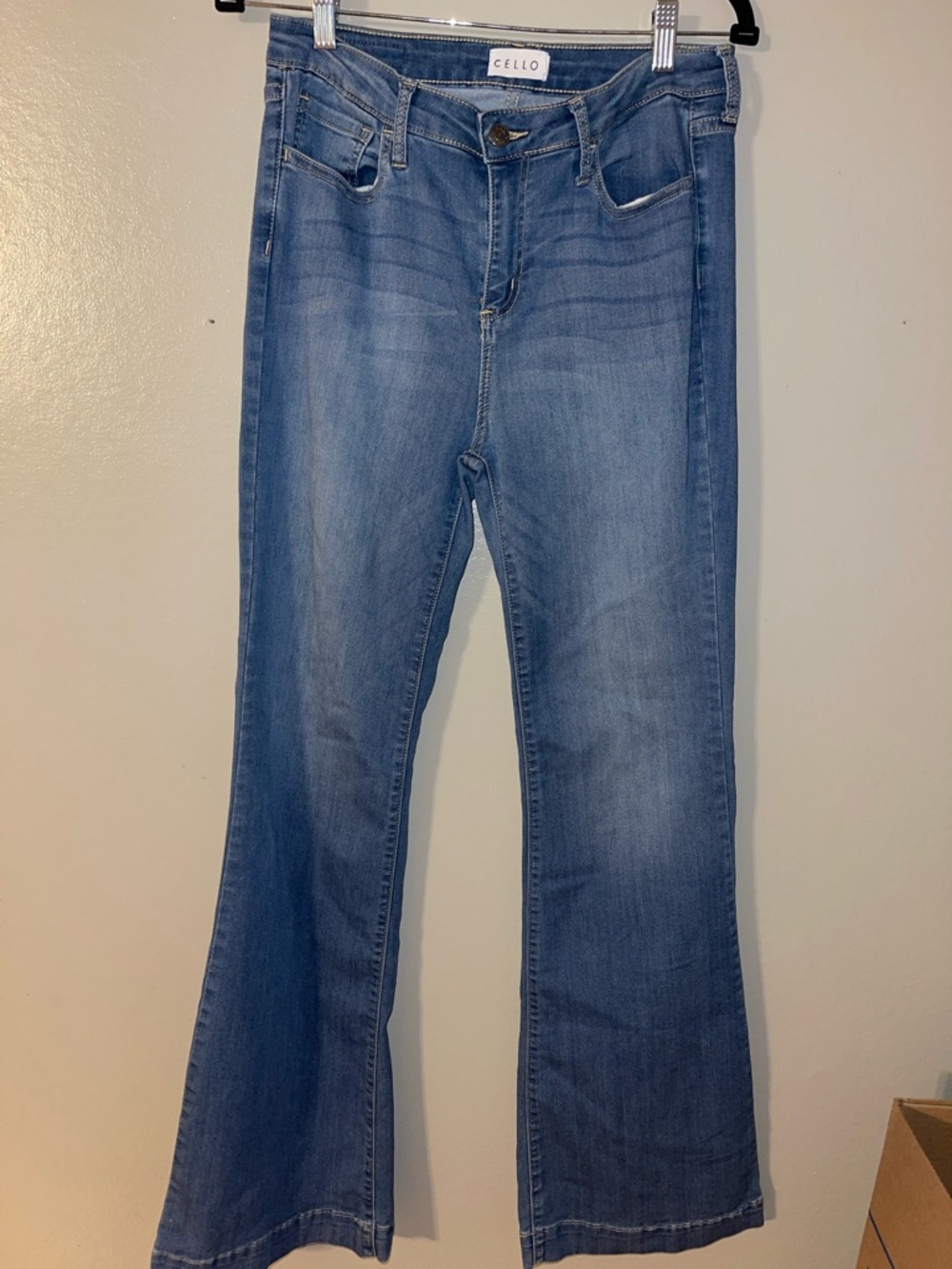Cello Light Blue Flare Jeans - Classic Wide Leg